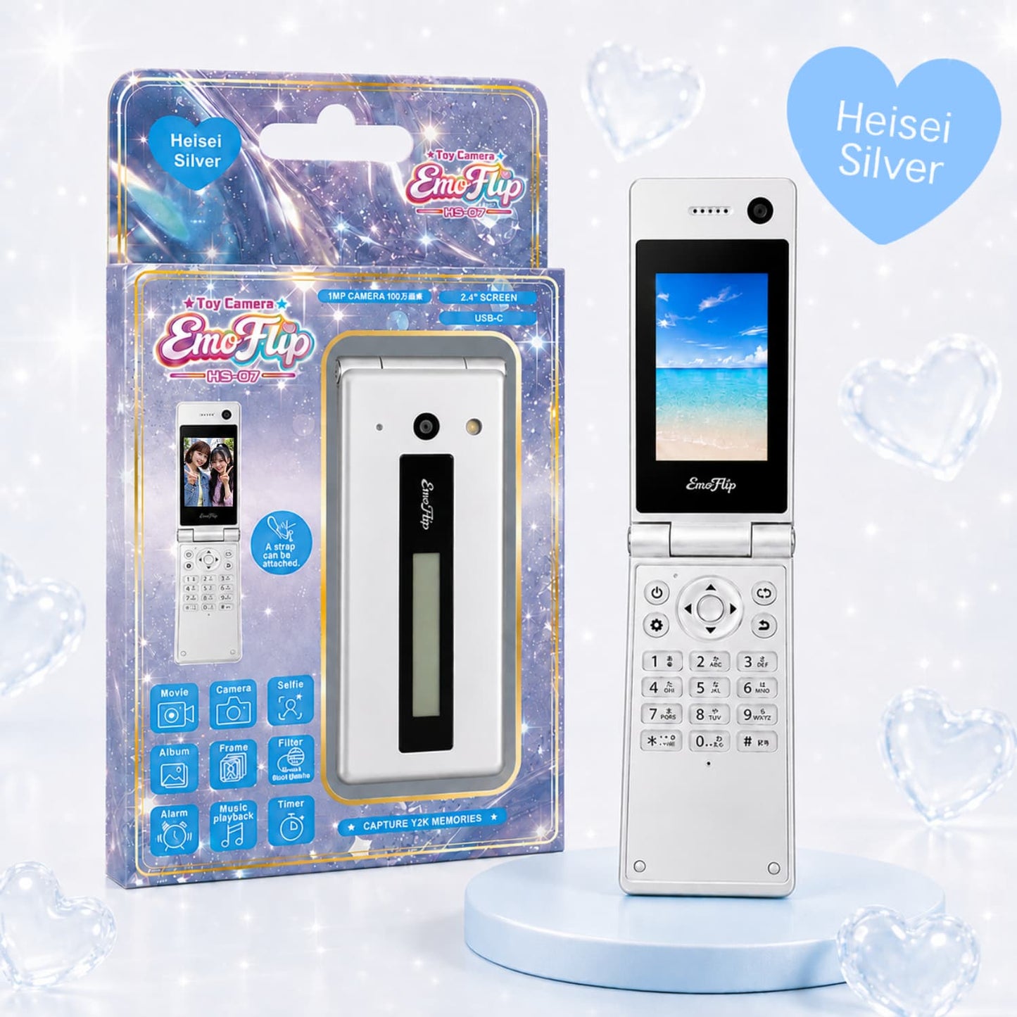 日本直送 Lyric Toy Camera EmoFlip HS-07 摺疊式玩具相機 其他系列