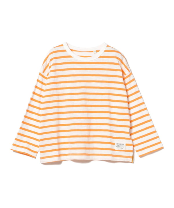 日本童裝 BE#AMS mini 條紋長袖上衣 90-140cm 男童款/女童款 夏季 TOPS