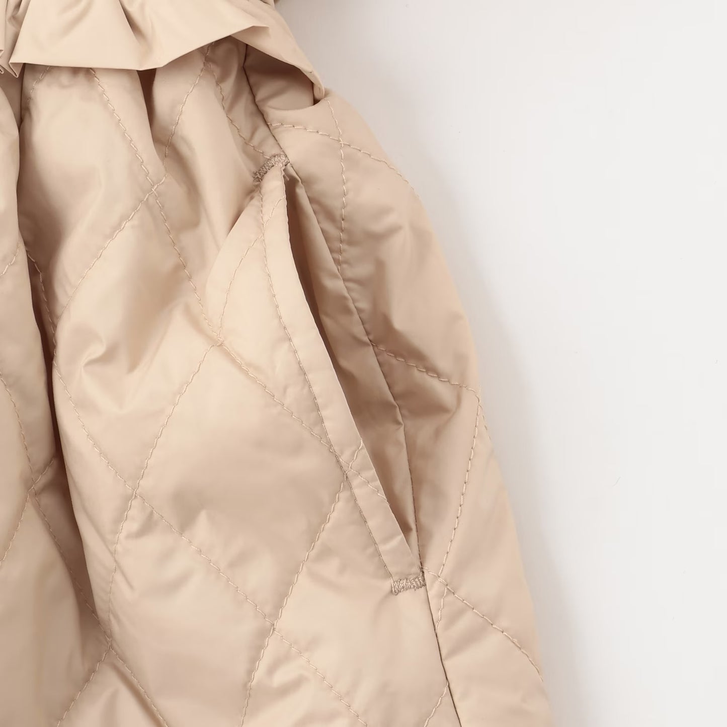 日本童裝 Ly# mine 絎縫夾棉蓬蓬連身裙 100-150cm 女童款 冬季 DRESSES