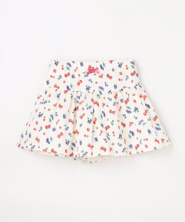 日本童裝 aF#a325 水果印花裙褲 100-150cm 女童款 夏季 PANTS