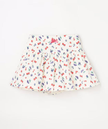 日本童裝 aF#a325 水果印花裙褲 100-150cm 女童款 夏季 PANTS