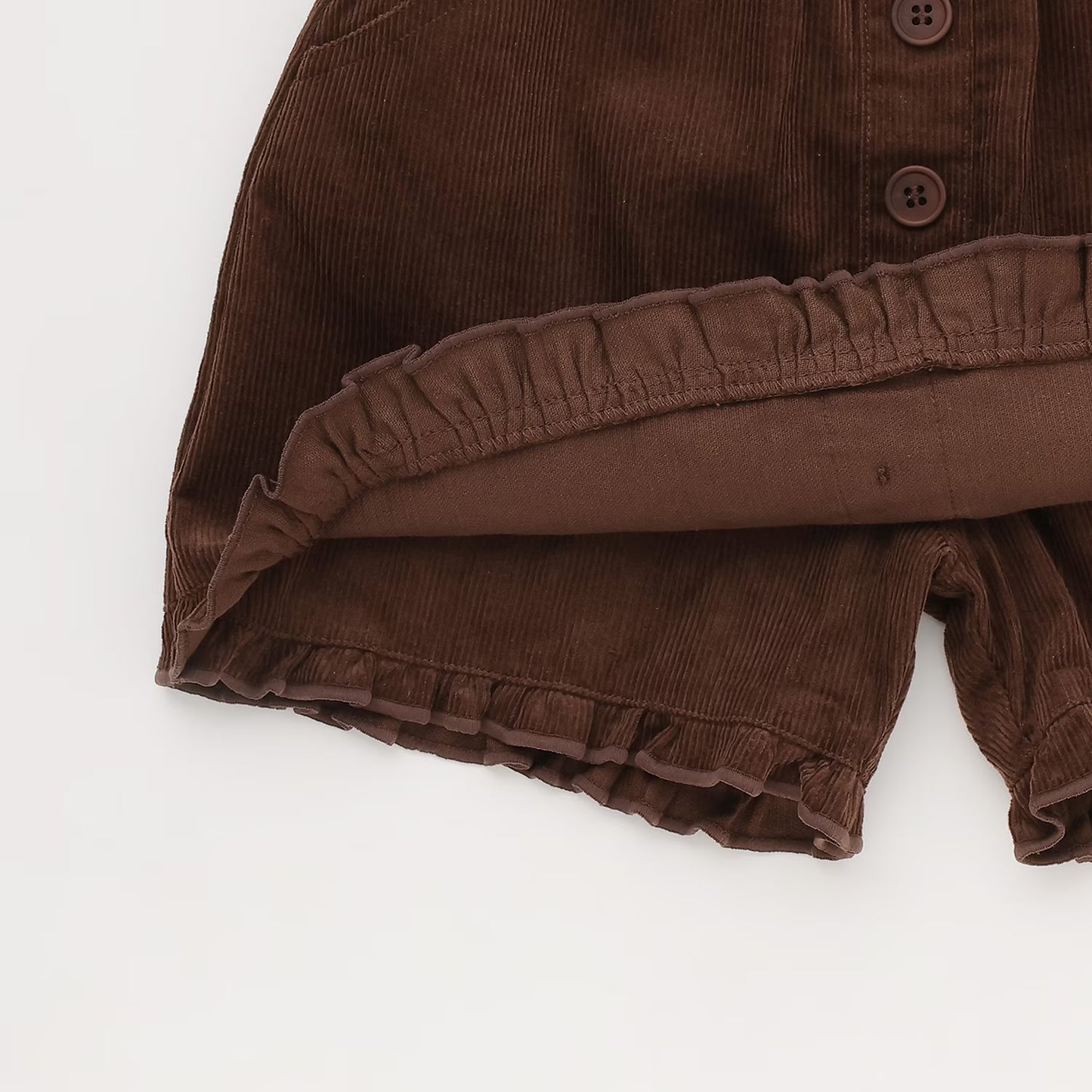 日本童裝 Ly# mine 荷葉邊燈芯絨裙褲 100-140cm 女童款 秋季 PANTS