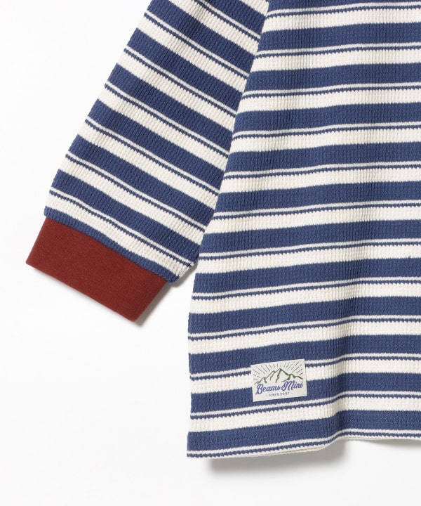 日本童裝 BEAMS mini 華夫紋上衣 90-140cm 男童款 夏季 TOPS
