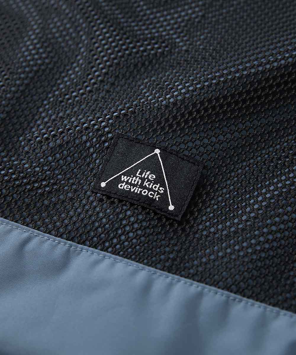 Japanese children's clothing dev!rock waterproof series stand collar thin jacket 100-160cm boys/girls spring and summer outerwear