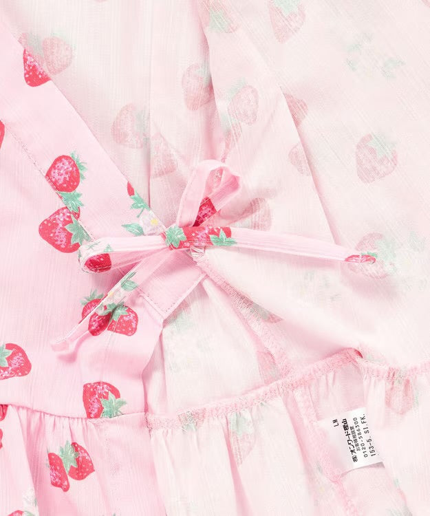 日本童裝 aF#a325 日本甚平 日本和服 90-130cm 女童款 夏季 TOPS PANTS 日本夏祭慶典特輯