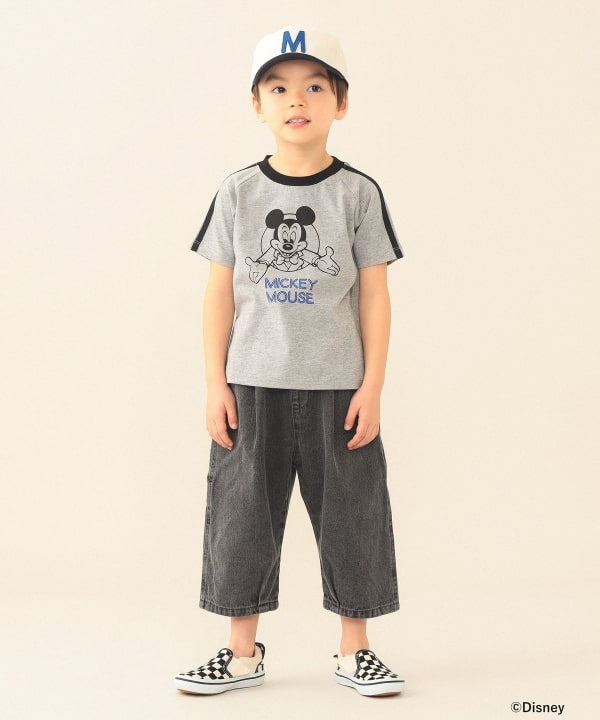 日本童裝 BE#AMS mini 七分牛仔褲 90-150cm 男童款 夏季 PANTS