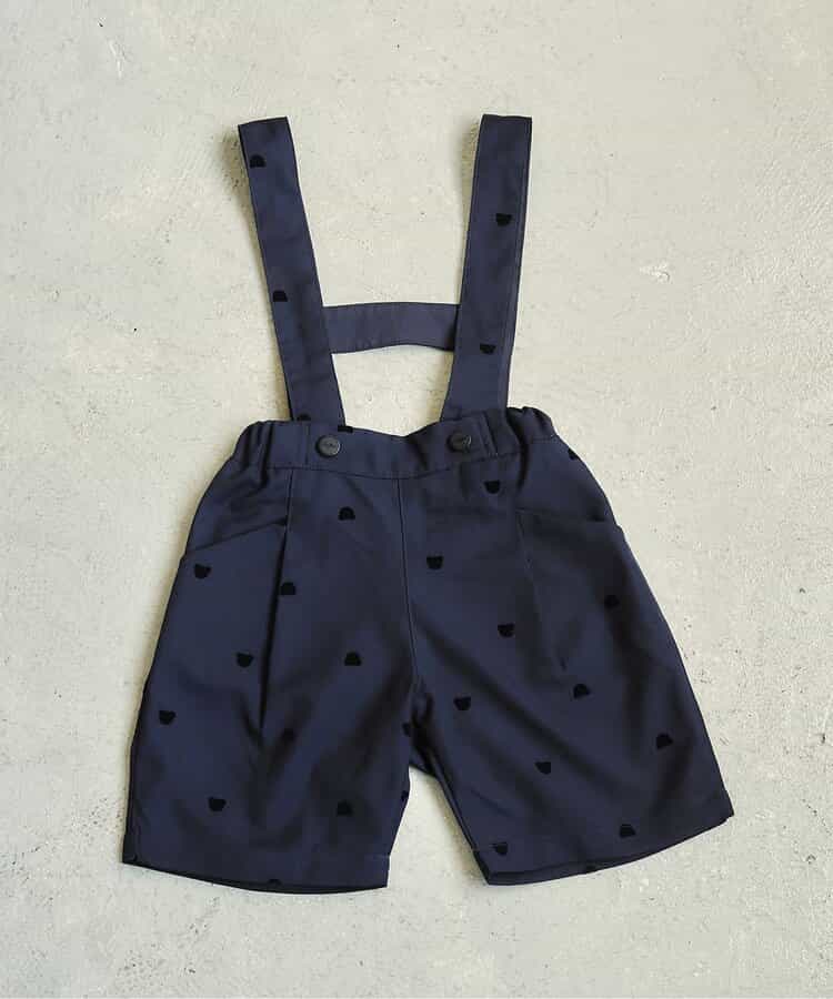日本童裝 apres les cours x tiny bear 吊帶西褲 90-120cm 男童款 冬季 PANTS 面試/宴會/表演 兒童服飾
