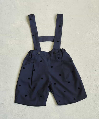 日本童裝 apres les cours x tiny bear 吊帶西褲 90-120cm 男童款 冬季 PANTS 面試/宴會/表演 兒童服飾