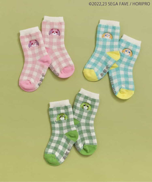 日本直送 apres les cours x 茶犬 襪一對 10-21cm 襪系列