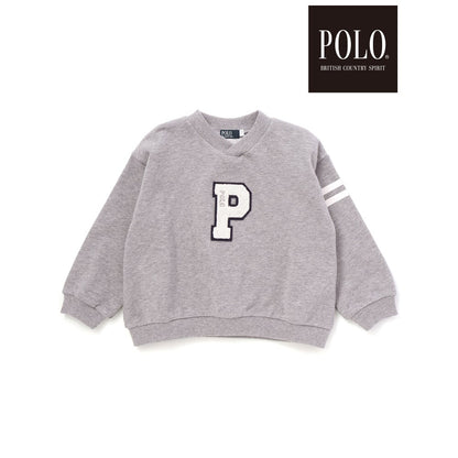 日本童裝  SLAP SLIP x POLO BCS 毛氈貼花衛衣 80-130cm 男童款/女童款 秋季 TOPS