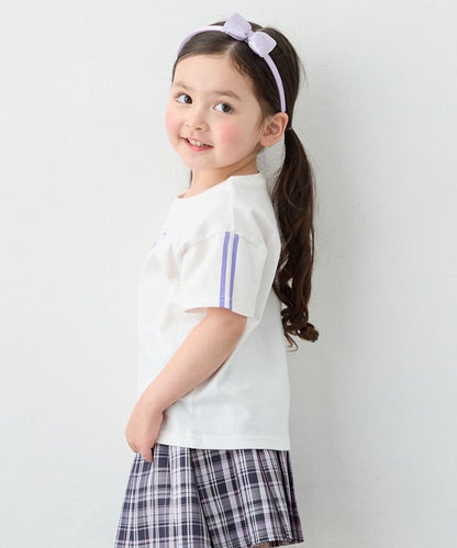 日本童裝 aF#a325 印花短袖上衣 90-160cm 女童款 夏季 TOPS