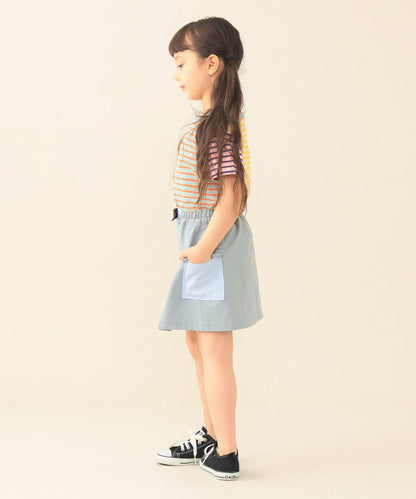 日本童裝 BEAMS mini 工裝百摺短裙 90-140cm 女童款 夏季 SKIRTS