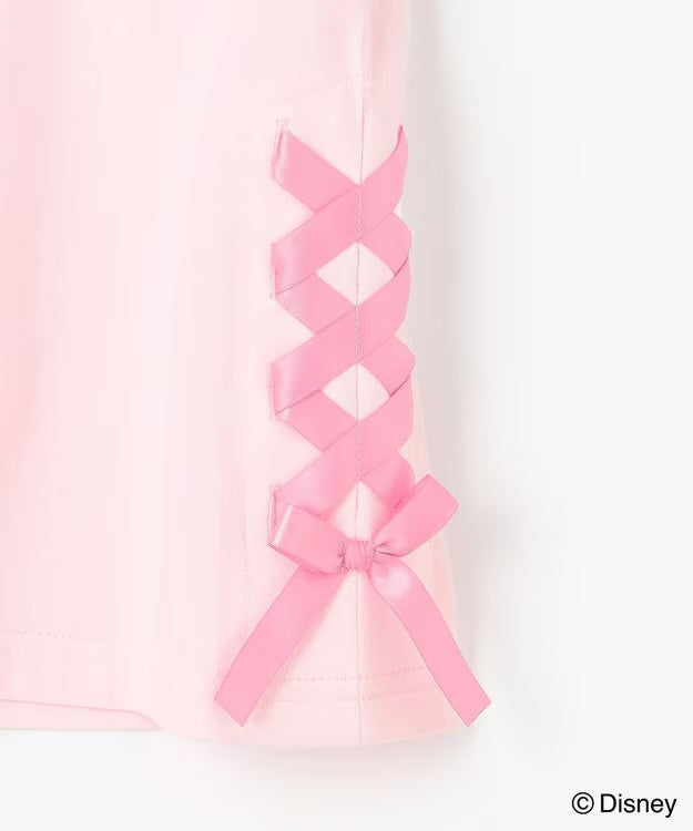日本童裝 aF#a325 x Disney Marie 繫帶超大短袖上衣 110-160cm 女童款 夏季 TOPS DRESSES