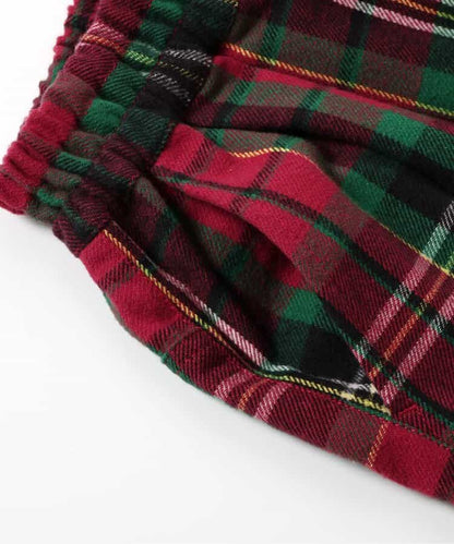 日本童裝 BREEZE 格仔長褲 80-150cm 男童款/女童款 冬季 Pants Christmas 聖誕快樂特輯 聖誕服裝/飾物配件 聖誕紅/新年紅