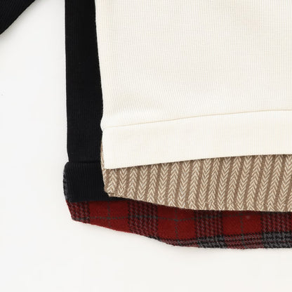 日本童裝 pe#main 假兩件衛衣 80-130cm 男童款 冬季 TOPS