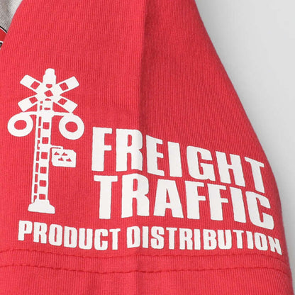 Japanese Moujonjon JR Freight Train Top 90-130cm Boys Summer TOPS Railway Series 