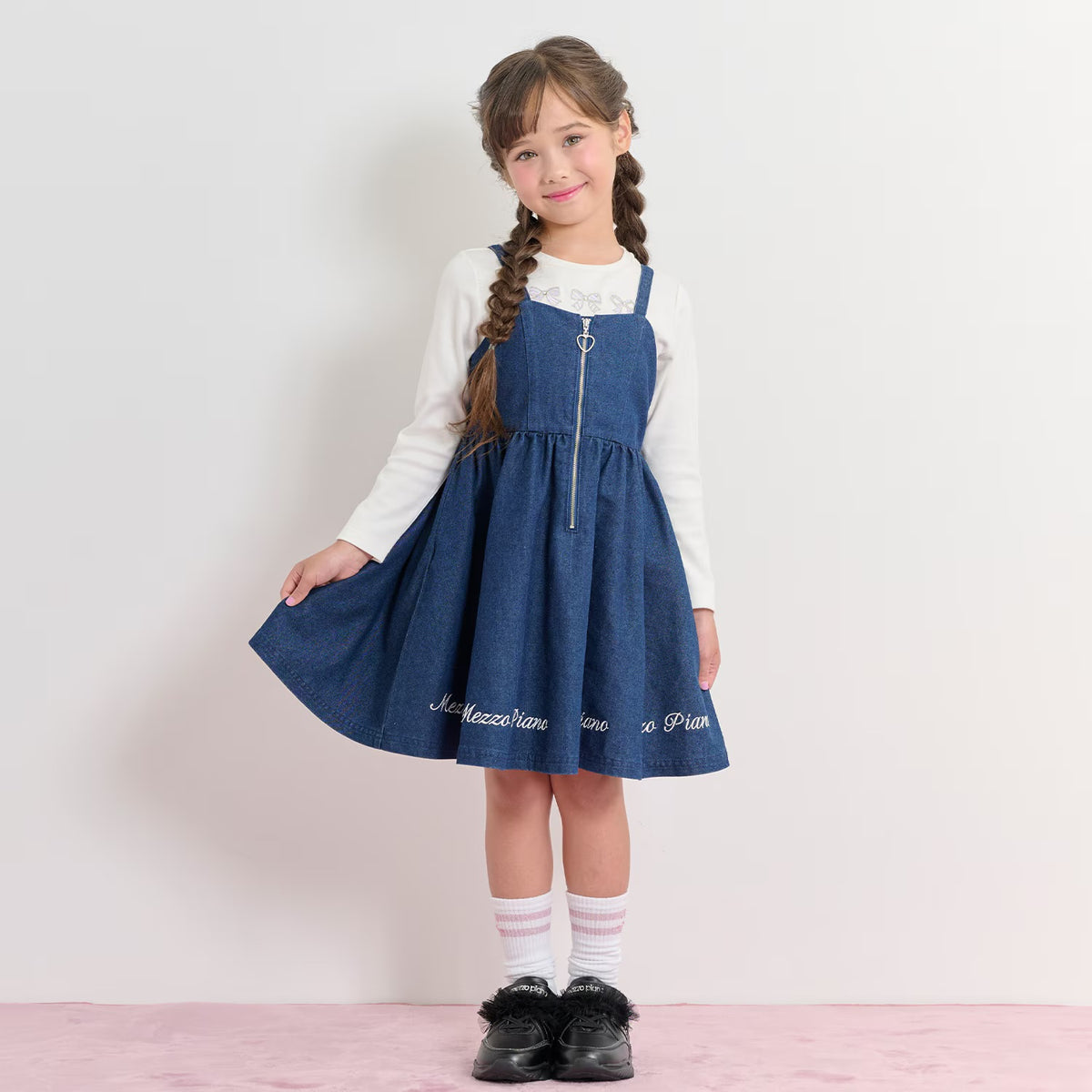 日本直送 mezzo piano 福袋5點 90-140cm 女童款 2027年日本新春福袋 【日本預售：2026年1月1日】