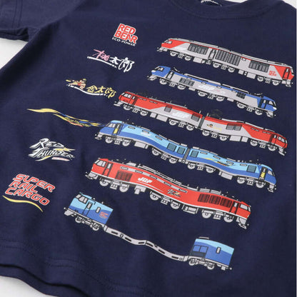 Moujonjon Japanese-made JR freight train collection tops 90-130cm Boys' Summer TOPS Railway Series 