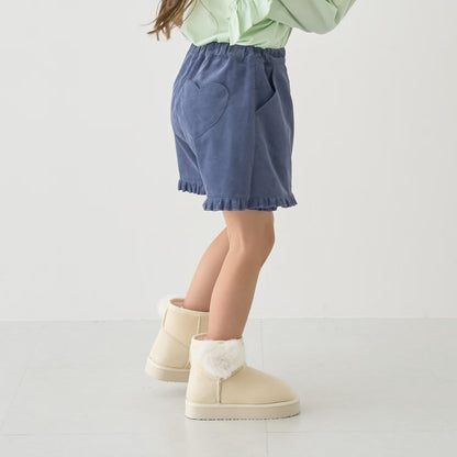 日本童裝 Ly# mine 荷葉邊燈芯絨裙褲 100-140cm 女童款 秋季 PANTS