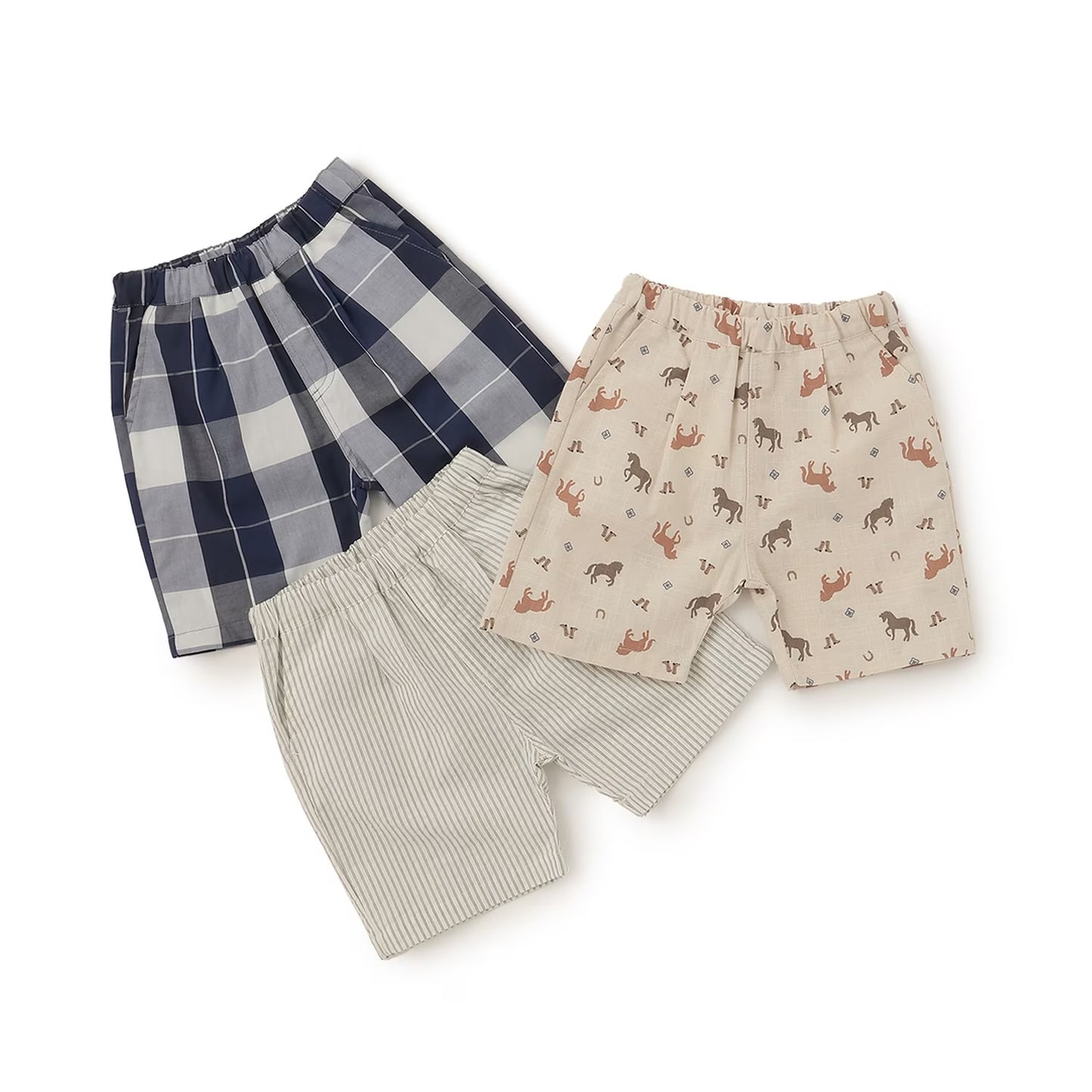 日本童裝 pe#main 各種花紋短褲 80-130cm 男童款 夏季 PANTS