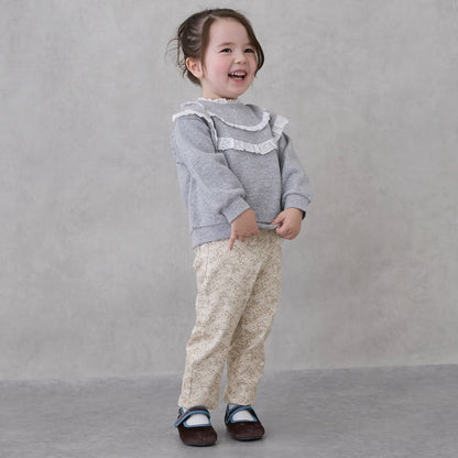 日本童裝 pe#main 防污系統 抓毛休閒褲 80-130cm 女童款 冬季 PANTS