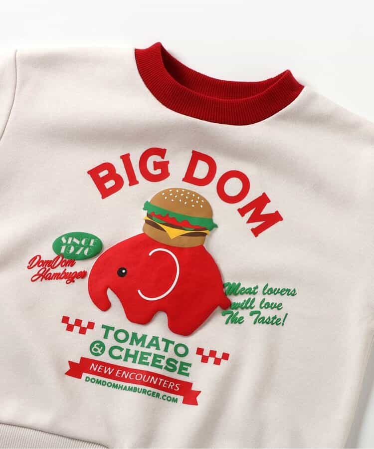 日本童裝 apres les cours x DomDom漢堡 印花衛衣 80-130cm 男童款/女童款 冬季 TOPS