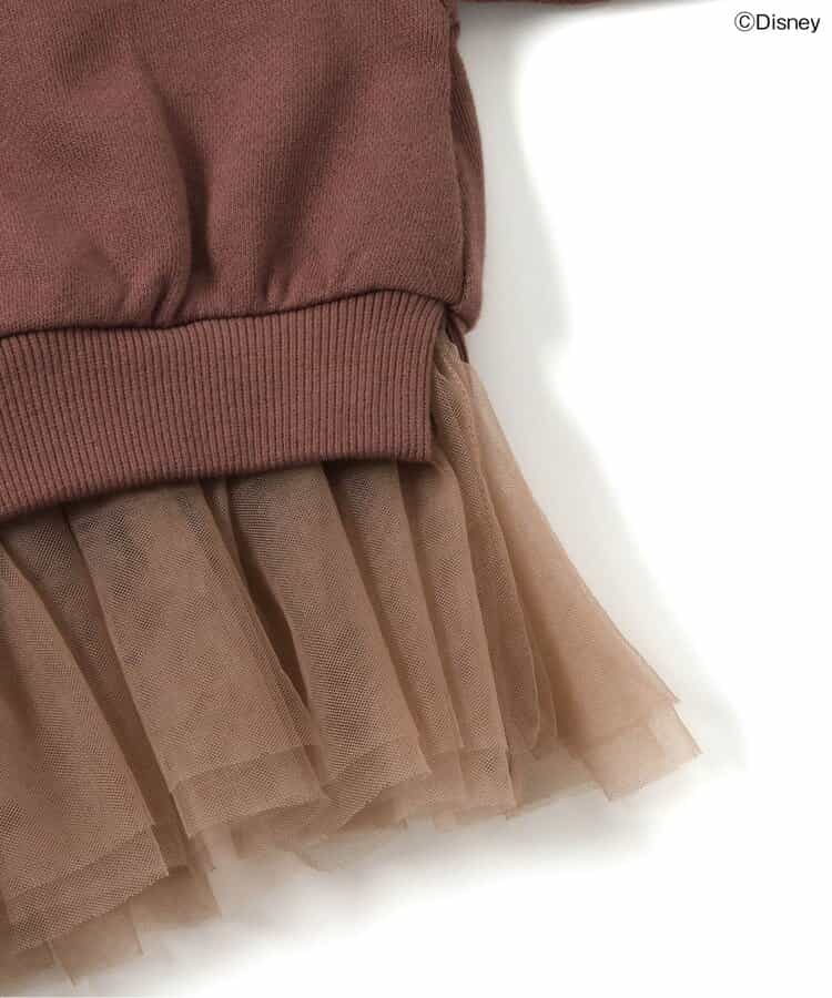 日本童裝 BREEZE x Disney Marie 拼紗衛衣 90-140cm 女童款 冬季 Tops