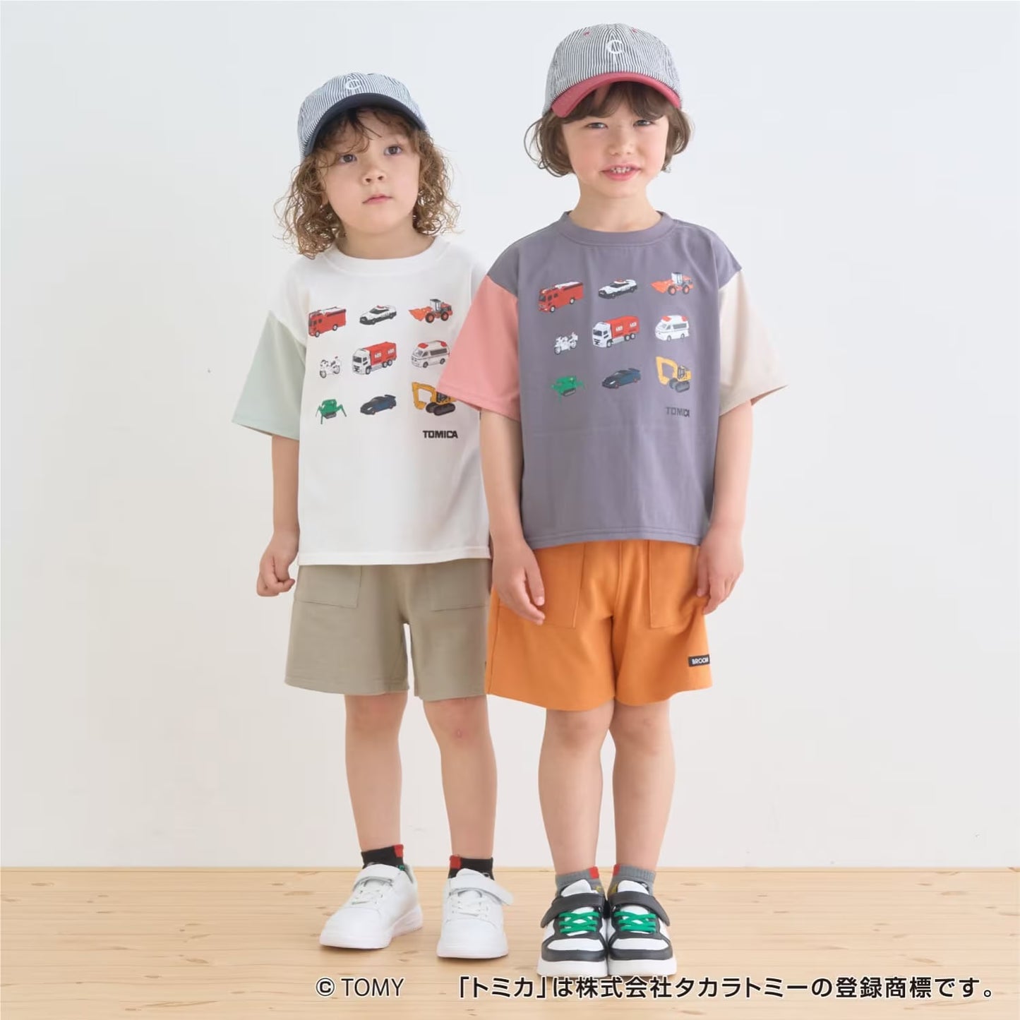 日本童裝 b・R# x Tomica 防污系列 速乾系列 防UV 印花上衣 90-130cm 男童款 夏季 TOPS