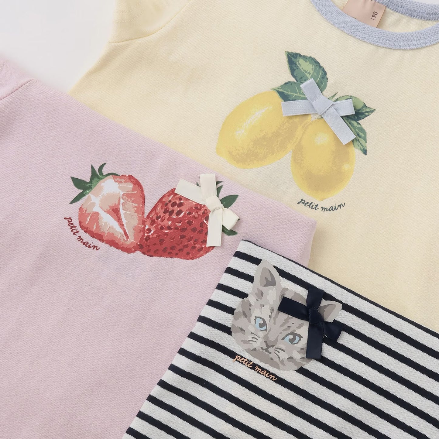 日本童裝 pe#main 各款圖案短袖上衣 80-130cm 女童款 夏季 TOPS