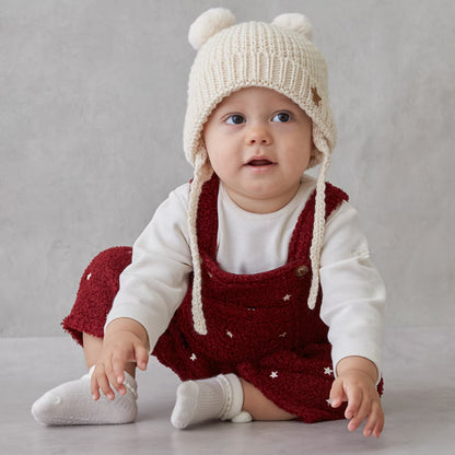 日本童裝 pe#main 星形刺繡連衣套裝 70-80cm 男童款/女童款 冬季  Jumpsuit 聖誕紅/新年紅