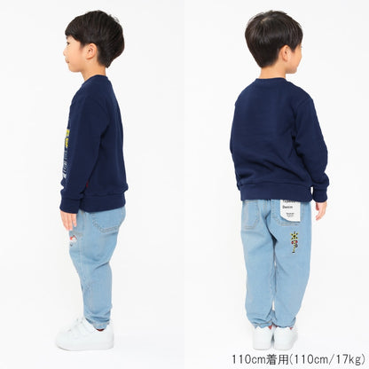 Moujonjon JR Shinkansen Denim Pants 90-140cm Boys' Summer PANTS Railway Series 