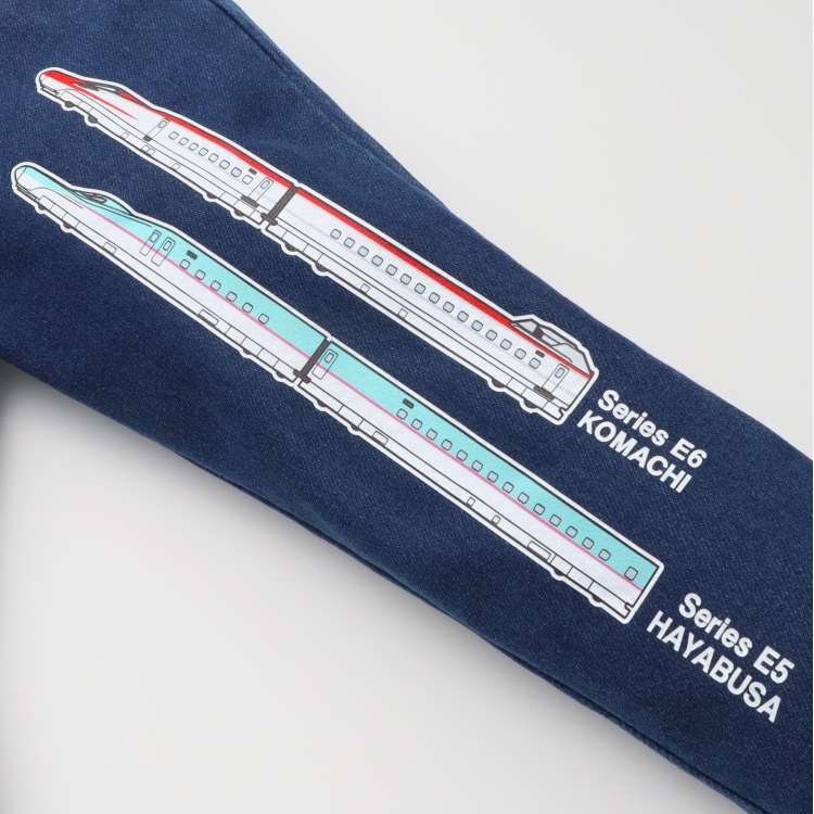 Moujonjon JR Shinkansen Denim Pants (80-140cm) for Boys (Summer) - Railway Series 