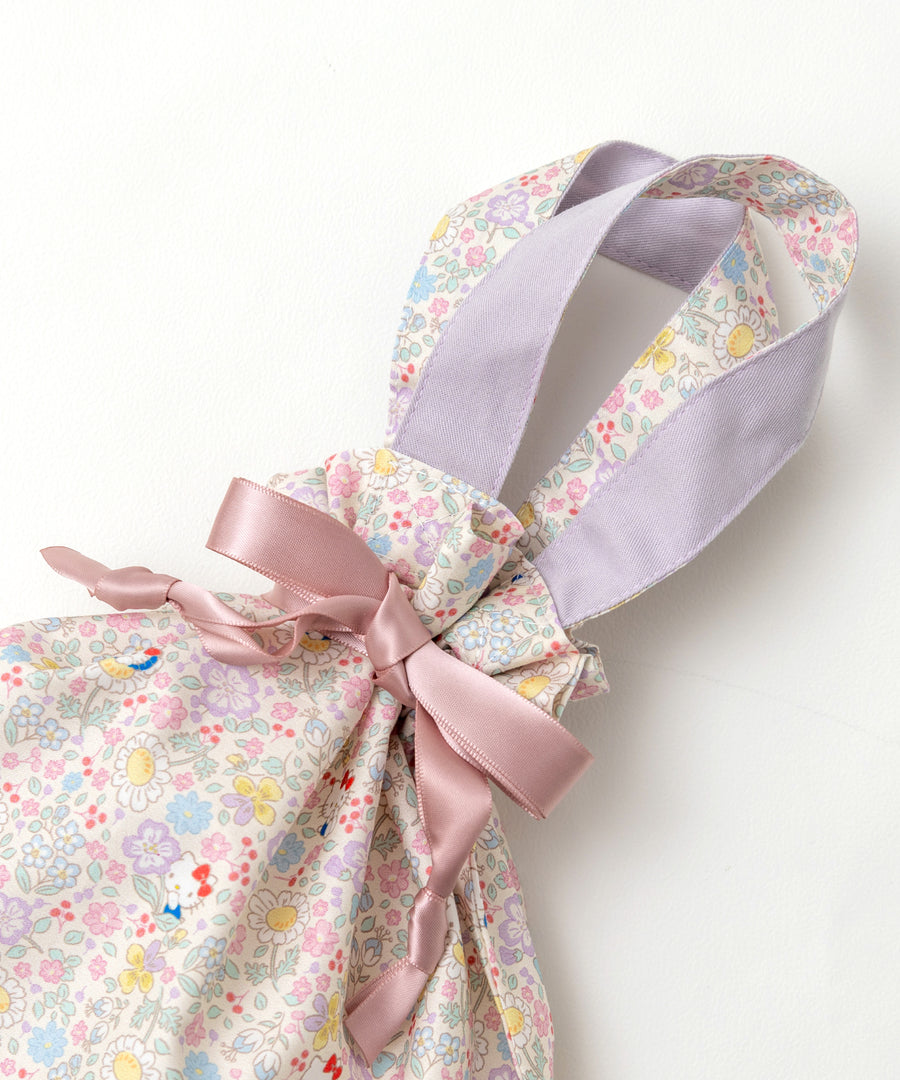 日本童裝 panpantutu x Sanrio Hello Kitty 可繡名 抽繩袋 M-L 包系列 其他品牌