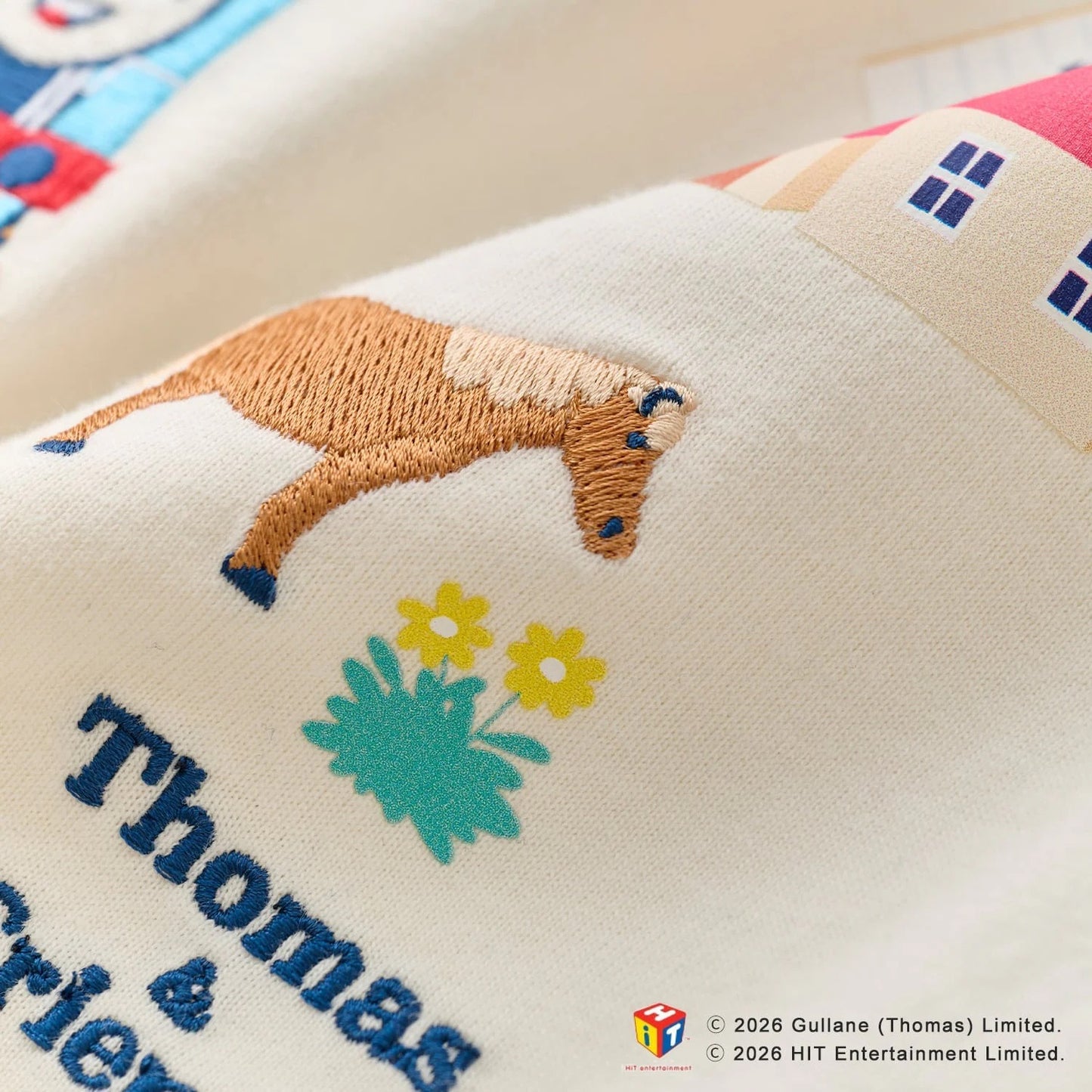 日本童裝 pe#main x Thomas 刺繡圖案上衣 80-130cm 男童款/女童款 夏季 TOPS