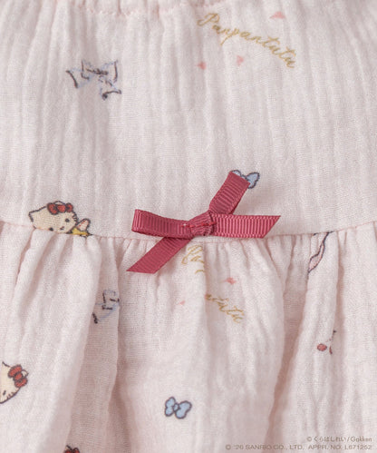 日本童裝 panpantutu x Sanrio x くらはしれい蓬蓬紗布連身裙 90-140cm 女童款 夏季 DRESSES