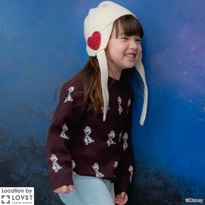 日本童裝 pe#main x Disney Princess 針織毛衣 80-130cm 女童款 秋季 TOPS