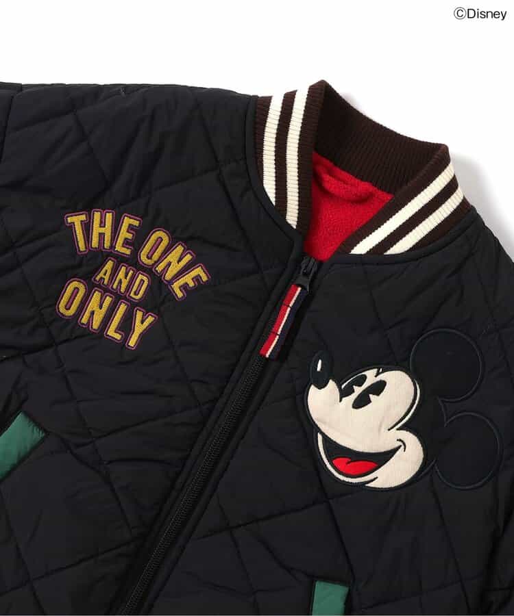 日本童裝 F.O.KIDS x Disney 拼布絎縫夾棉棒球外套 80-150cm 男童款/女童款 秋冬季 (適合初秋、香港平均溫度、寒冷天氣）OUTERWEAR  其他品牌童裝