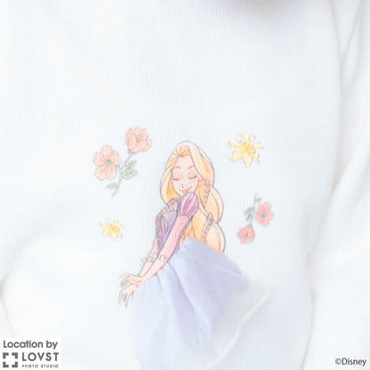 日本童裝 pe#main x Disney Princess 公主印花衛衣 90-130cm 女童款 秋季 TOPS