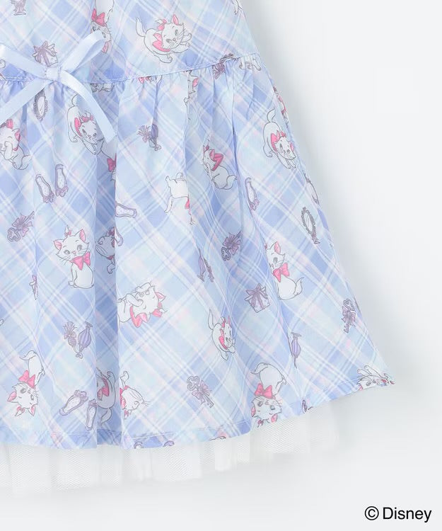日本童裝 aF#a325 x Disney Marie 格子短裙 110-160cm 女童款 夏季 SKIRTS
