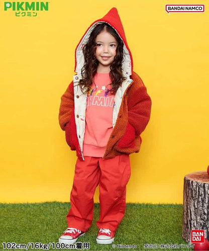 日本童裝 BREEZE x Pikmin 2Way 雙面兩著 夾棉外套 80-140cm 男童款/女童款 冬季 (適合初秋、香港平均溫度、寒冷天氣）OUTERWEAR 