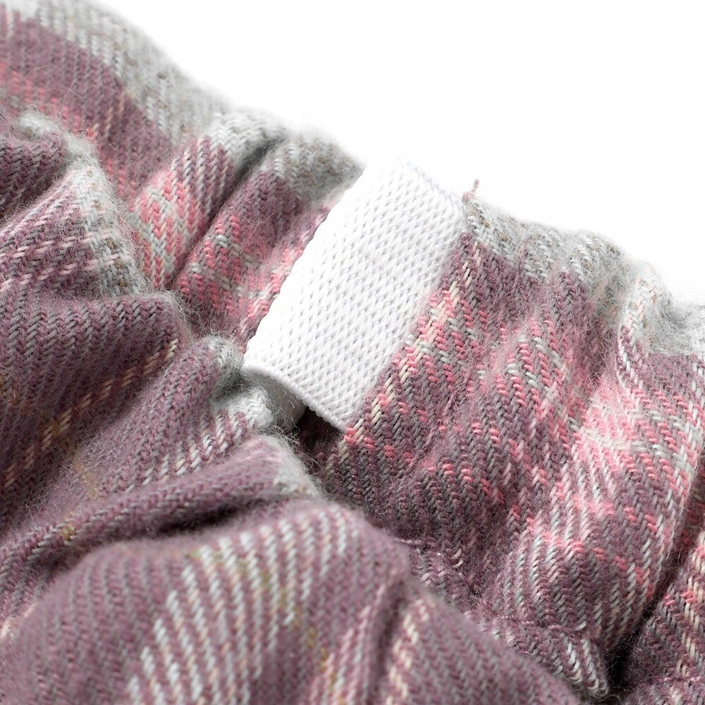 日本童裝  SLAP SLIP 【スラプリ】荷葉邊格紋裙褲 90-130cm 女童款 冬季 PANTS