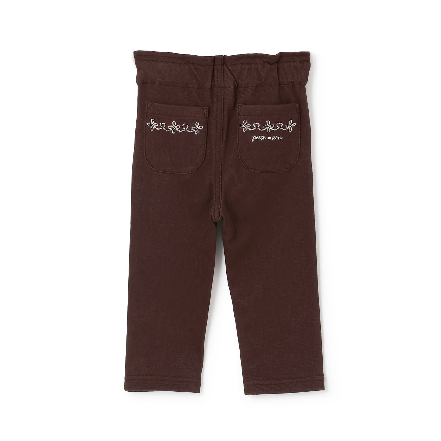 日本童裝 pe#main 防污系統 抓毛休閒褲 80-130cm 女童款 冬季 PANTS