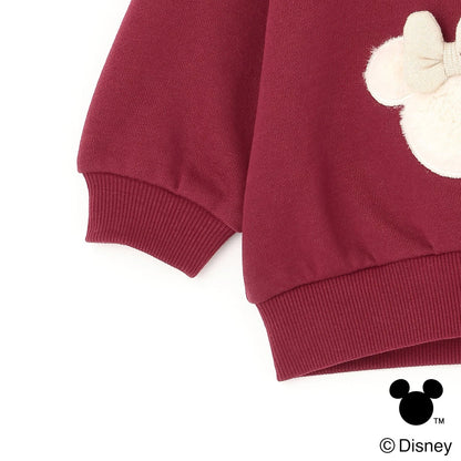 日本童裝 pe#main x Disney 毛毛圖案衛衣 80-130cm 男童款/女童款 冬季 TOPS 聖誕紅/新年紅