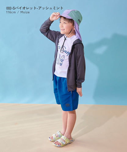 Japanese children's clothing dev!rock waterproof series stand collar thin jacket 100-160cm boys/girls spring and summer outerwear