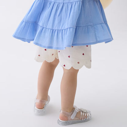 日本童裝 pe#main 防污系列 花邊短褲 80-130cm 女童款 夏季 PANTS