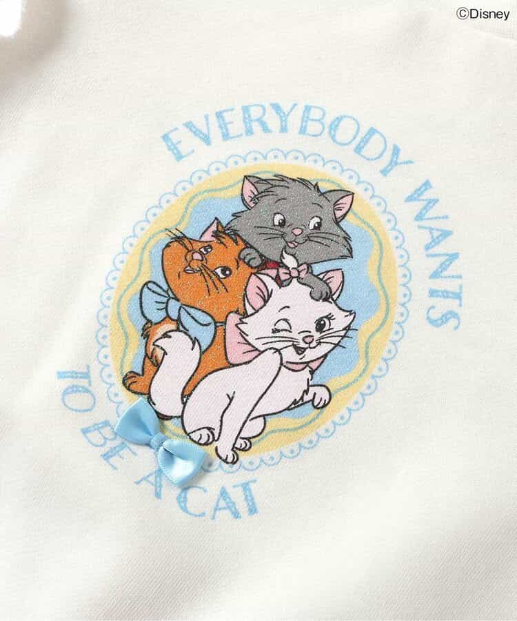 日本童裝 apres les cours x Disney Marie印花衛衣 80-140cm 女童款 冬季 TOPS 聖誕紅/新年紅