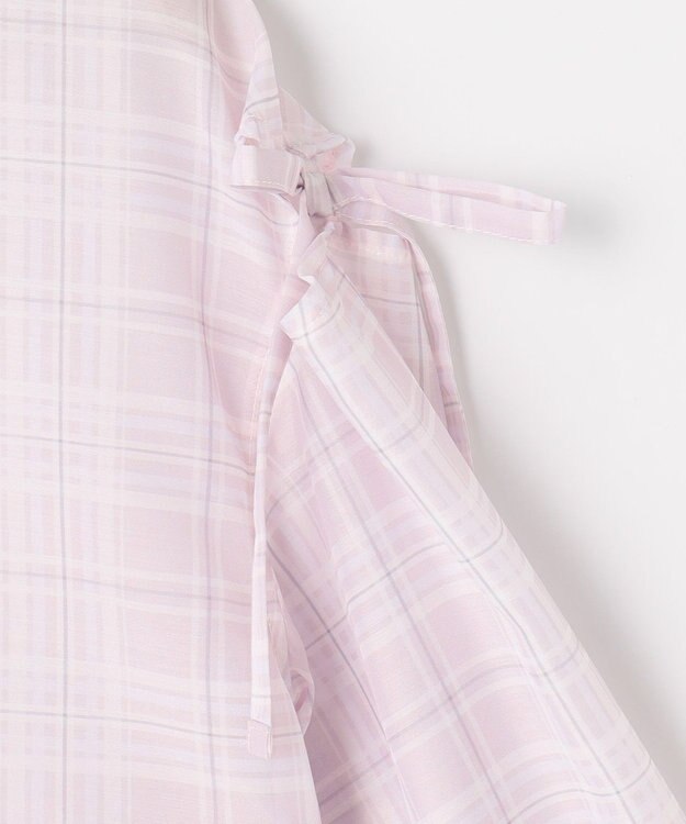 日本童裝 aF#a325 薄透格子襯衫 110-160cm 女童款 夏季 OUTERWEAR