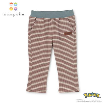 日本童裝 pe#main x【monpoke】休閒羅紋長褲 80-120cm 男童款/女童款 秋季 PANTS