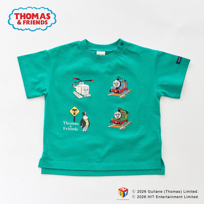 日本童裝 pe#main x Thomas 刺繡圖案上衣 80-130cm 男童款/女童款 夏季 TOPS