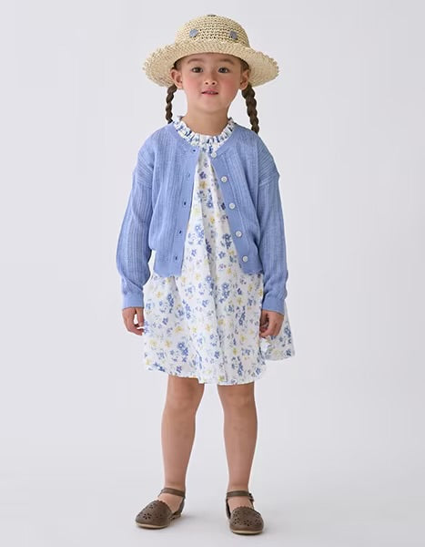 日本童裝 pe#main 碎花連身裙 80-130cm 女童款 初生嬰兒 夏季 DRESSES